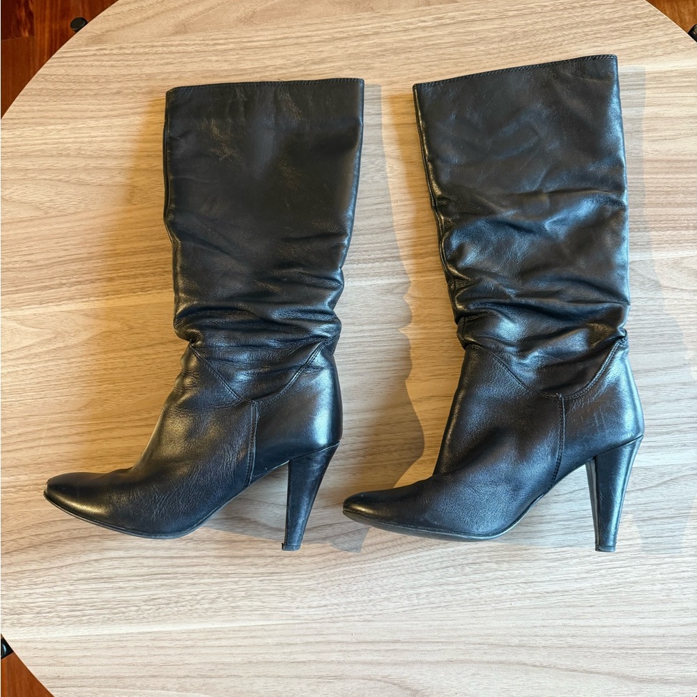 Aldo Black Tall Boot Women. Size 7.5 (38)